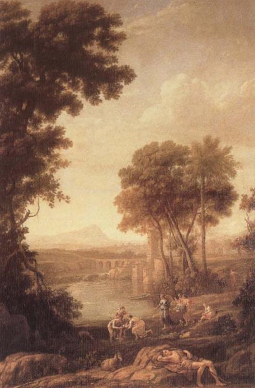 Claude Lorrain Moses Rescued from the Waters oil painting picture